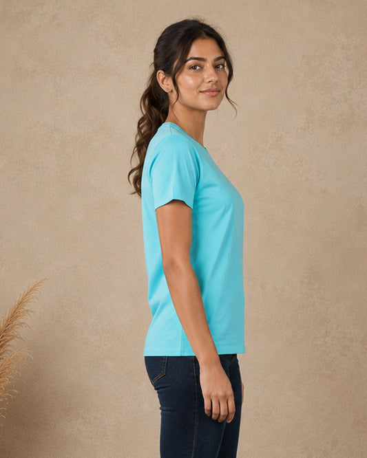 The Everyday Tee ~ Curacao Blue